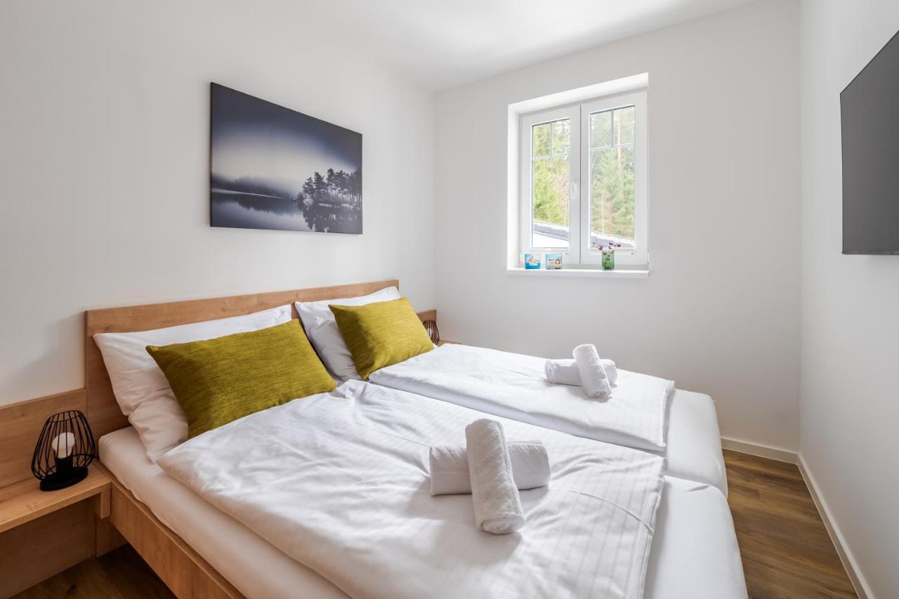 Deluxe Apartment Lipno - Lake Side Village, Frymburk Nad Vltavou المظهر الخارجي الصورة
