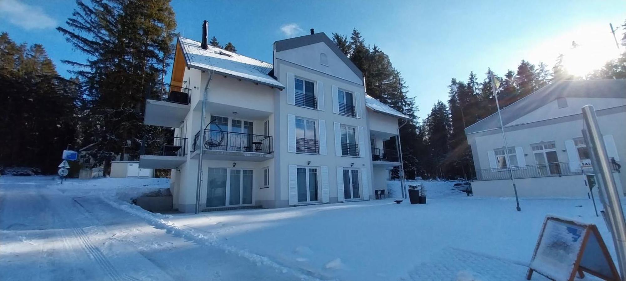 Deluxe Apartment Lipno - Lake Side Village, Frymburk Nad Vltavou المظهر الخارجي الصورة